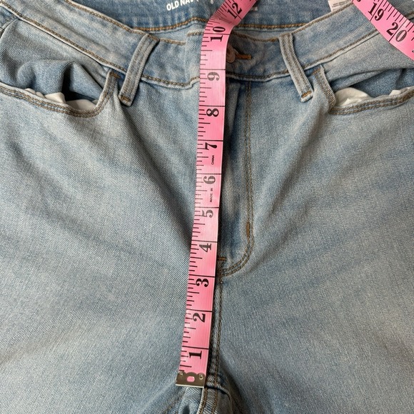 Old Navy Jeans Womens 8 Tall Wow Flare High Rise Light Wash 90s Y2k - Picture 6 of 11